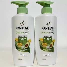 Pantene Pro-V 2 Pantene Pro-V Nature Care Shampoo Fullness and Life Avocado Oil New 16.2oz