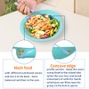 Ehucon Adaptive Melamine Bowl for Tremors,Elderly,Parkinsons to Self-Feeding,Non-slip and Weighted