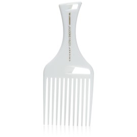 Cricket Ultra Smooth Coconut Hair Pick Comb for Curly, Thick, Medium to Long Hair Anti-Frizz Lifting and Volume Comb with Coconut Oil and Keratin Protein Infused Plastic