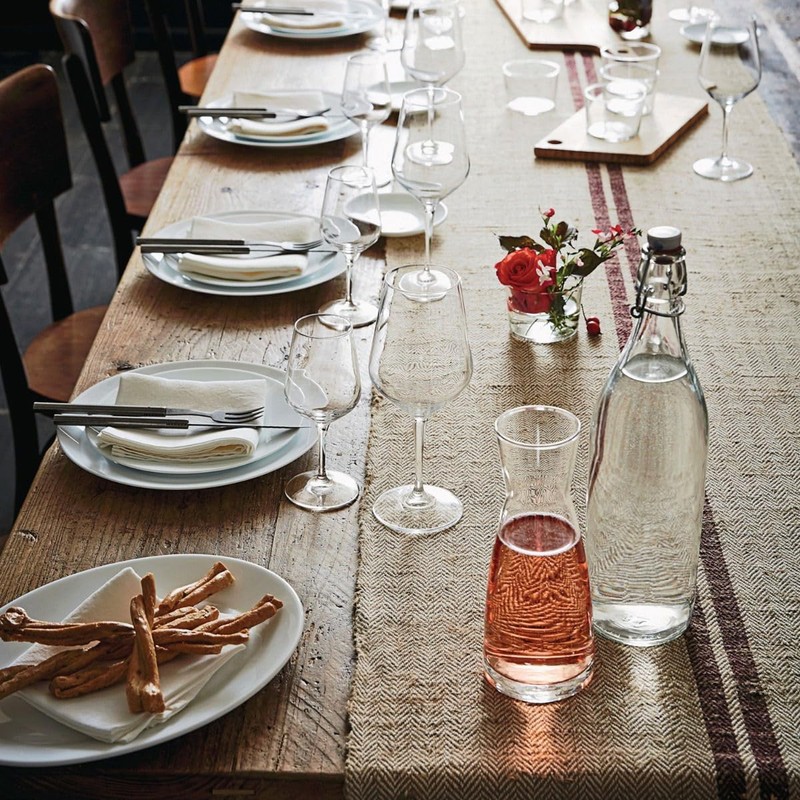 Bormioli Rocco Giara Glass Bottle with Airtight Clamp Lid, 33.75