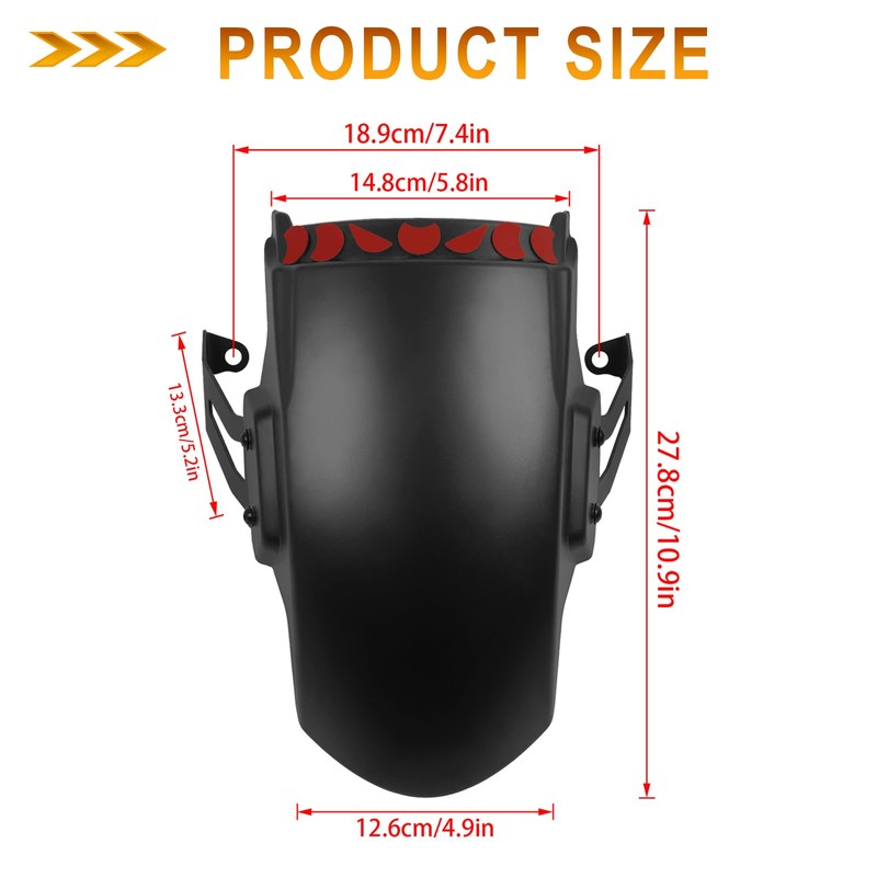Motorcycle Front Mudguard Extender Extension Compatible with Harley Pan America