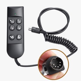 6 Buttons Recliner Chair Electric Remote Control, Lift Chair Manual Hand Controller for Lifting Chair Electric Sofa (Black)