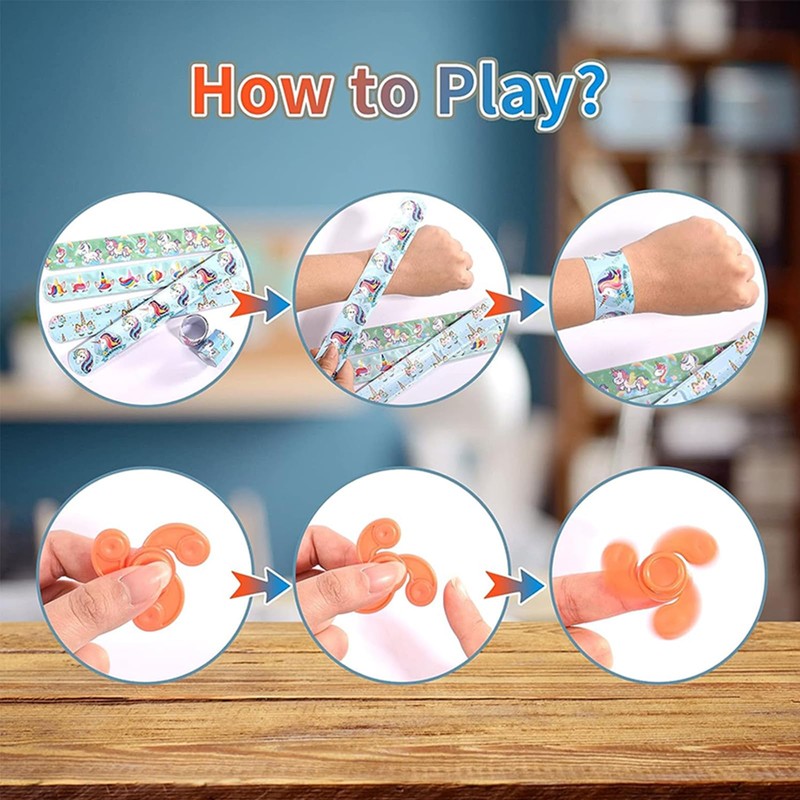 46 PCS Party Favours for Kids Prizes Box Toys, Fidget