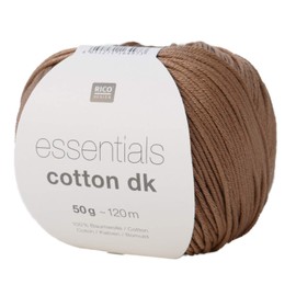 Rico Essentials Cotton DK 104 Chestnut 50g