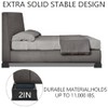 4 Elevadores De Muebles Cama/Nevera,Patas De Muebles Rectangular Elevadoras,Protege Suelos