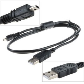 Digipartspower USB Charger PC Charging Data Sync Cable Cord for Sony Cybershot DSC-W830 Camera