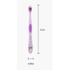 Generic Individually Packaged Cute Toothbrush Set, Compact Head (Purple, 3