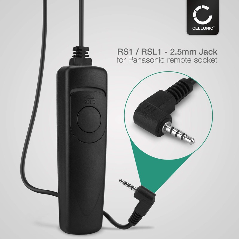 CELLONIC® Remote Shutter Release for Panasonic Lumix DMC-FZ1000 FZ200 FZ2000