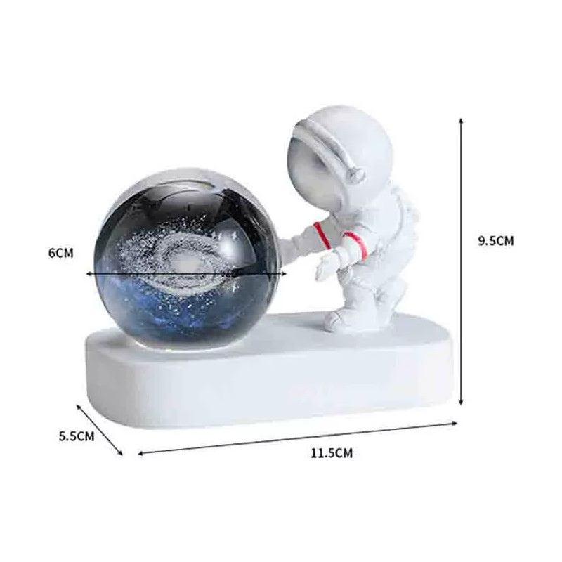 Generic Bola De Cristal 3d, Luz Nocturna, Universo, Bola De