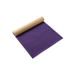 SANSAM Self-Adhesive Flannel Fabric - 17.2''x60'' Roll Soft Purple Adhesive Velvet Flocking Liner for Drawer, Cabinet,Shelves,Jewelry Box, Felt Repair Patch for Clothing, Furniture