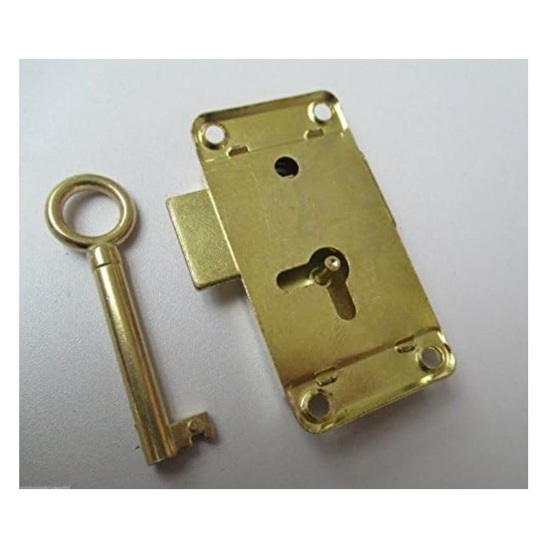 Dzina Wardrobe Cupboard Drawer Cabinet Door Lock and Key 50MM