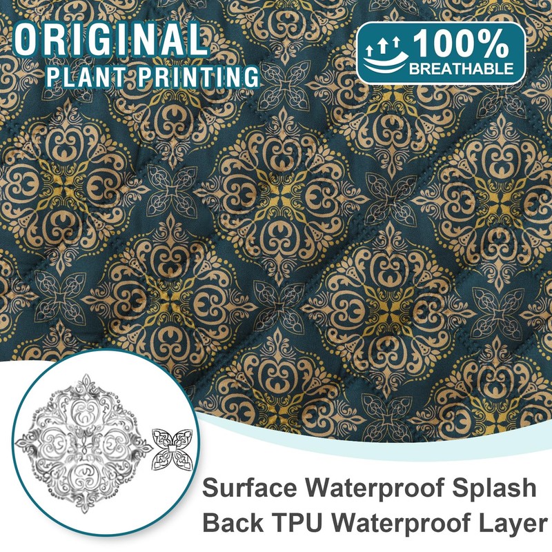 ALIECOM 100% Waterproof Chair Covers Armchair Slipcovers for Living Room