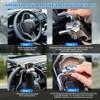 Blueshyhall Vehicle Steering Wheel Lock, Anti Theft Locking Devices Heavy