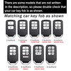 ontto 4-Button Key Housing Compatible with Honda Civic Accord Pilot