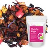 Blueberry Muffin Hibiscus Herbal Fruit Tea - Caffeine Free Loose Leaf Bulk Herbs and Fruit - 5 Oz Pouch