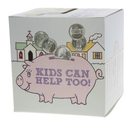Kids Can Help Too Offering Banks, Pkg of 50 Sunday School Giving