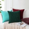 Sungeek Set of 2 Soft Chenille Cushion Covers 45x45cm Square