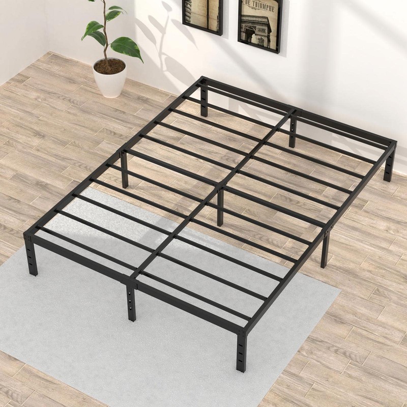 Upcanso California King Metal Bed Frame, 14 Inch Heavy Duty