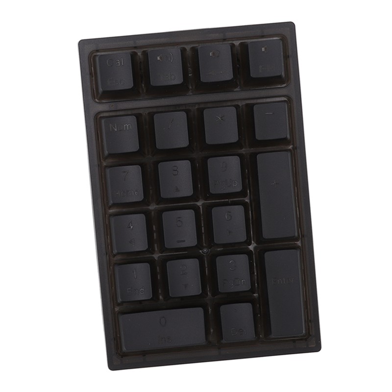21 Key Numeric Keypad RGB Backlit Ergonomic Small Mechanical Numpad