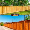 Hulave 12-Pack Fence Post Extender, High 32" Fence Barbed Wire