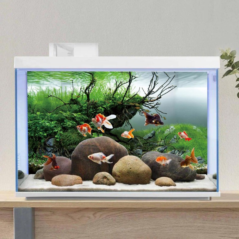 AWERT 24x16 inches Branches Fish Tank Background Seaweed Aquarium Background