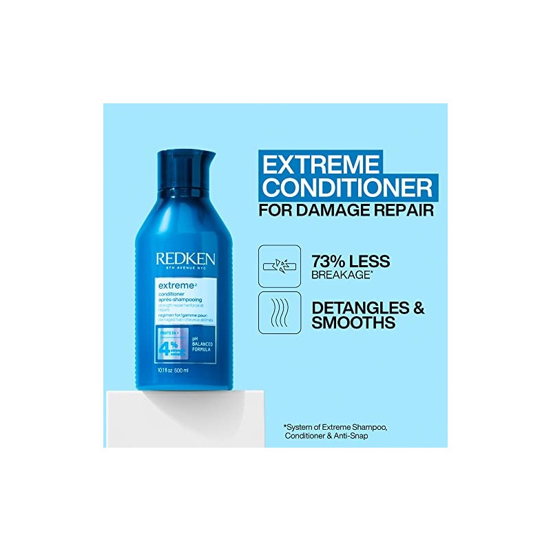 Redken Extreme Shampoo 500ml & Extreme Conditioner 500ml Duo