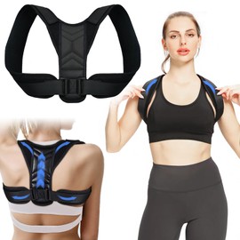 Back Straightener, Posture Corrector for Men & Women, Adjustable UpperBack Brace Elastic Posture Trainer, Back Support to Relieve Neck Shoulder Scoliosis Pain, Prevent and Improve Hunchback, L