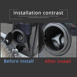 Carworld66 Fits For Hummer H2 2003-2009 Fuel Tank Cap w Lock Anti-Theft Fuel Cap Black