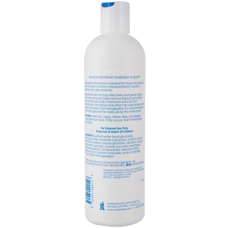 Vanicream Shampoo 12.0 fl oz Pack of 1