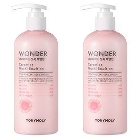 Tony Moly Wonder Ceramide Mochi Emulsion, 300ml, 2 pcs / 토니모리 원더 세라마이드 모찌 에멀전, 300ml, 2개