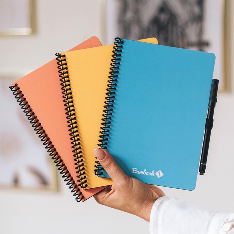 BAMBOOK Colourful Notebook - Navy - A5 - Blank &