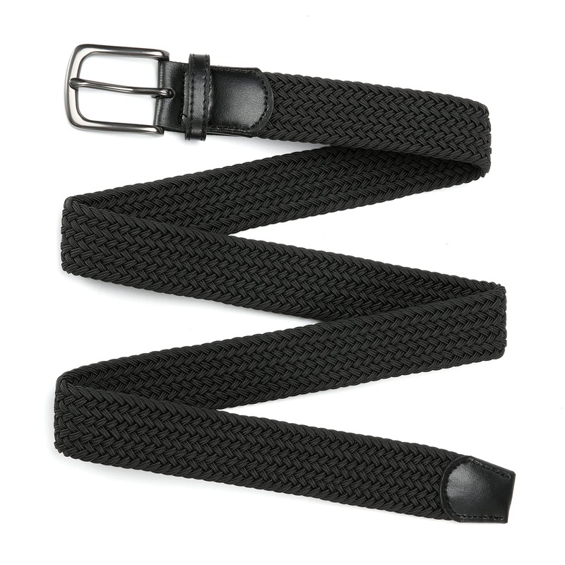 CHAOREN Men's Elastic Belt, Braided Belt Without Holes, Robust Construction