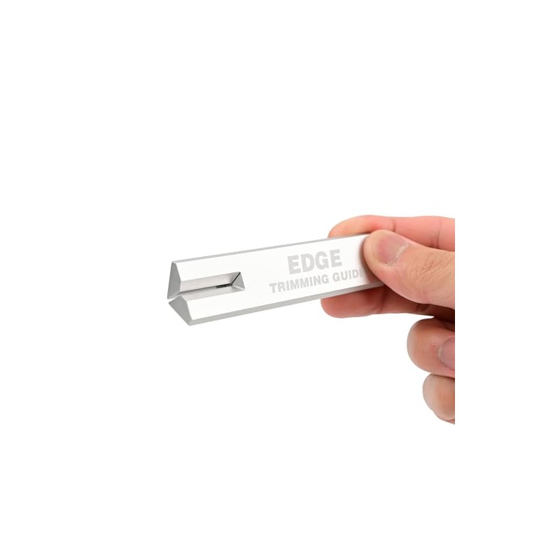 FOSHIO Aluminum Edge Trimming Guide Cutting Template Tool for Right