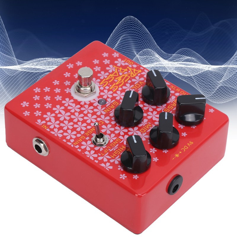 Bass Guitar Effects Pedal Driver with DI Tube Amplifier XLR