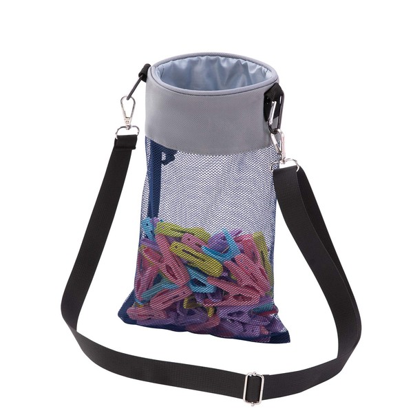KGMCARE Clothes Peg Bag with Hanging Hooks, Clothes Pegs Bag
