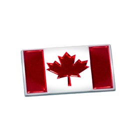 EmbossTech Country Flag | Raised Helmet Decal (Canada) - Green Gridiron
