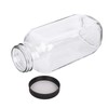 yarlung 12 Pack 17Oz French Glass Spices Jars with Plastic