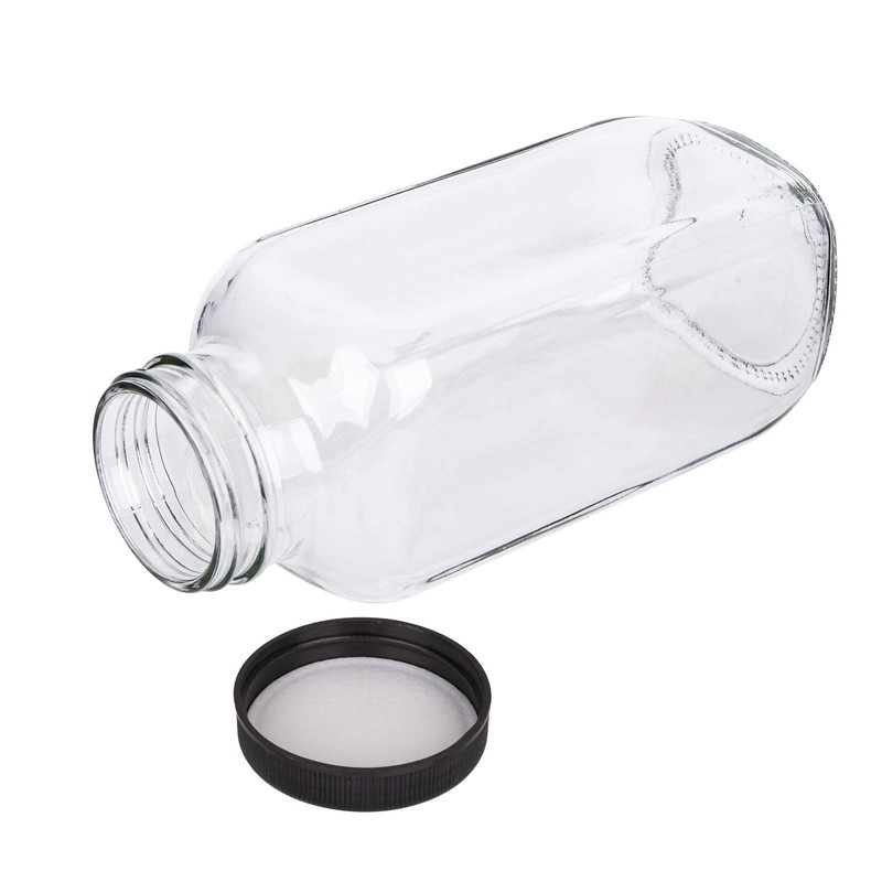yarlung 12 Pack 17Oz French Glass Spices Jars with Plastic