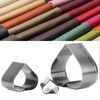 3pcs DIY Leather Craft Cutter Set Knife Mold Die Template