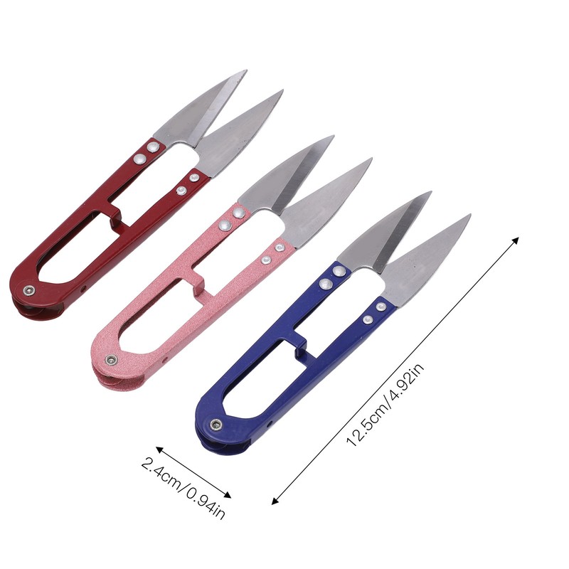 12Pcs Thread Snips Spring Action Mini Size Portable Durable Easy