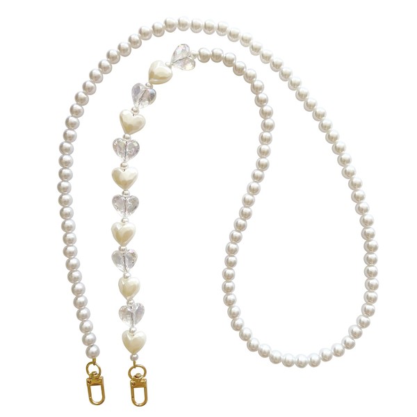 Suncrest Heart Pearl Shoulder Strap iSB-STP01