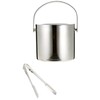 NK Stainless Steel Double aisupe-ru (with tongs)