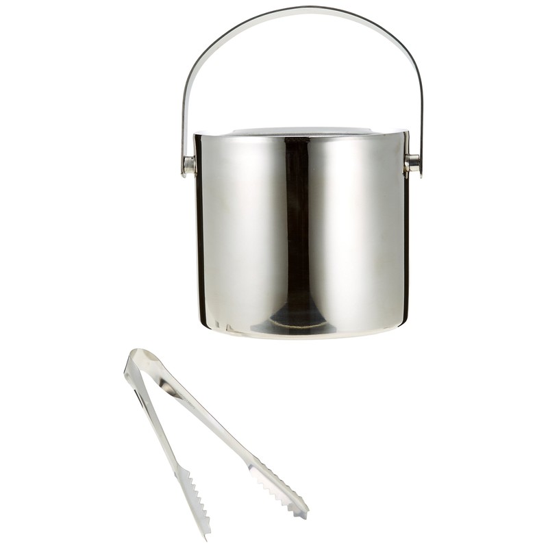 NK Stainless Steel Double aisupe-ru (with tongs)