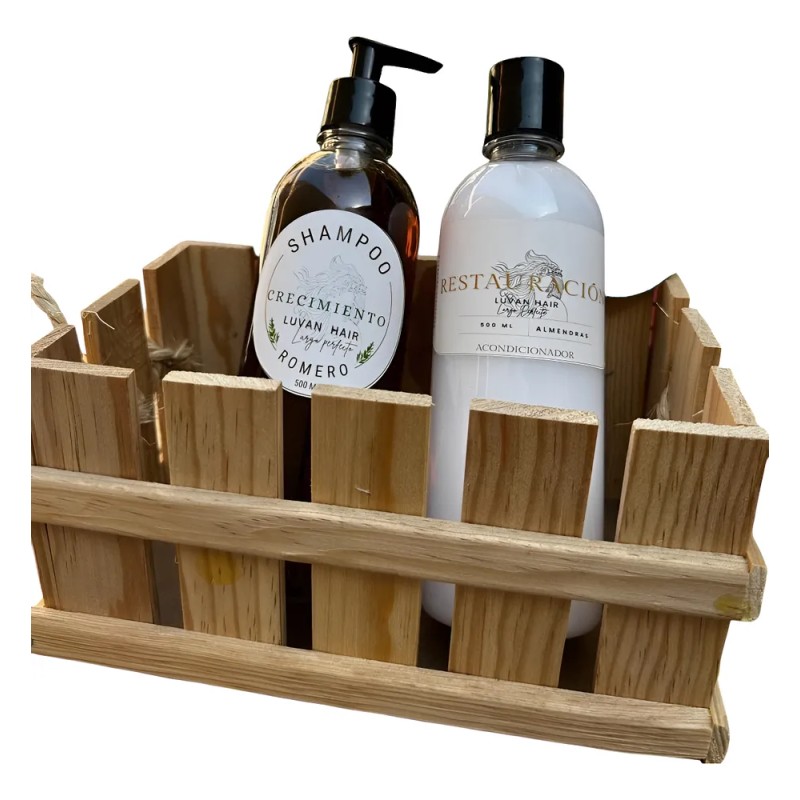Shampoo De Romero Y Acondicionador De Almendras Artesanal