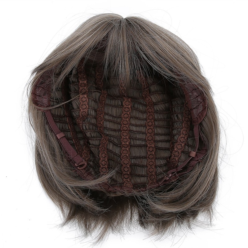 Fashion Women Bobo Style Wig Short Straight Heat Resistant Synthetic