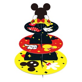 Mouse Cupcake Stand, 3-Tier Cupcake Holder Dessert Tower for Wedding Birthday Baby Shower Party Decorations