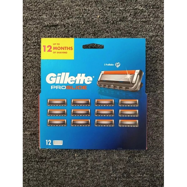 Gillette ProGlide Razor Blades for Men - 12 Refills -