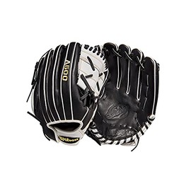 Wilson 2022 A500 Siren 12" Fastpitch Infield Glove - Left Hand Throw, Black/White/Yellow
