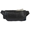 Lambskin Leather Large Waist Bag Multi Function 4 Pocket Fanny