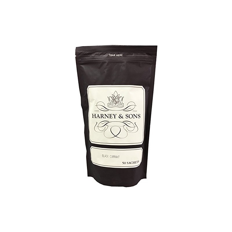 Harney & Sons Black Currant Tea - Wonderful Fruity Flavor,
